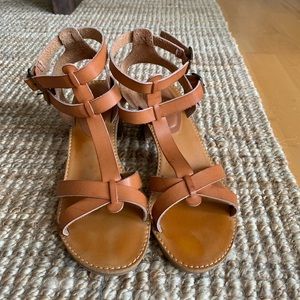 Brown sandals
